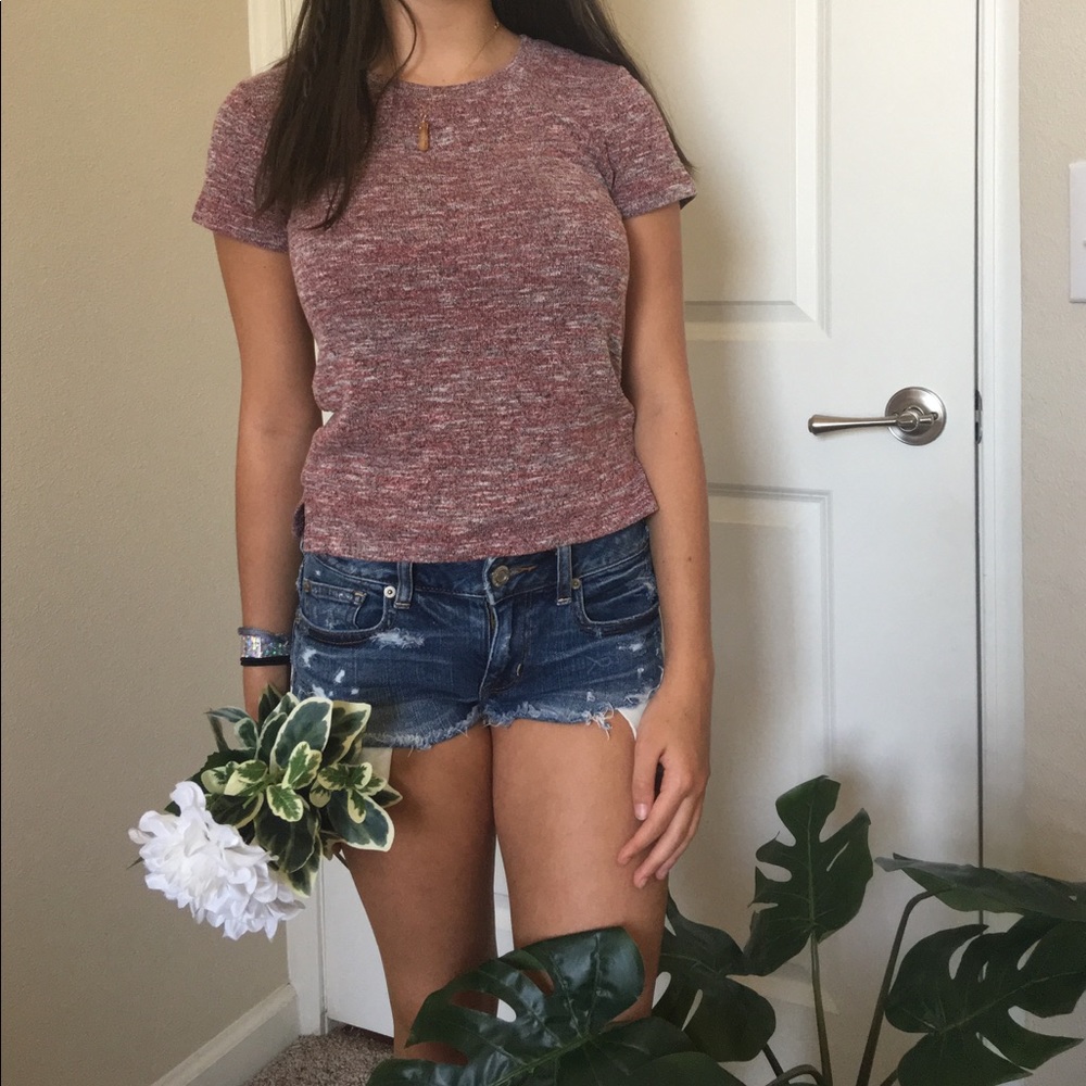 American Eagle short sleeve pint top